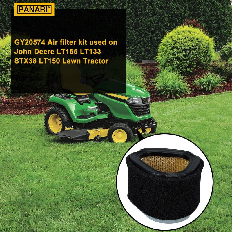 Panari GY20574 LG191 Air Filter Maintenance Kit for AM123553 AM121608 LX173 LT133 LT155 LTR155 STX30 STX38 Scotts S1642 SST15 Lawn Mower Tractor - Image 2